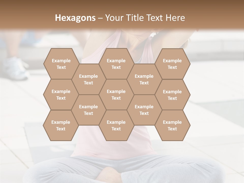 Frozen Cute Gold PowerPoint Template