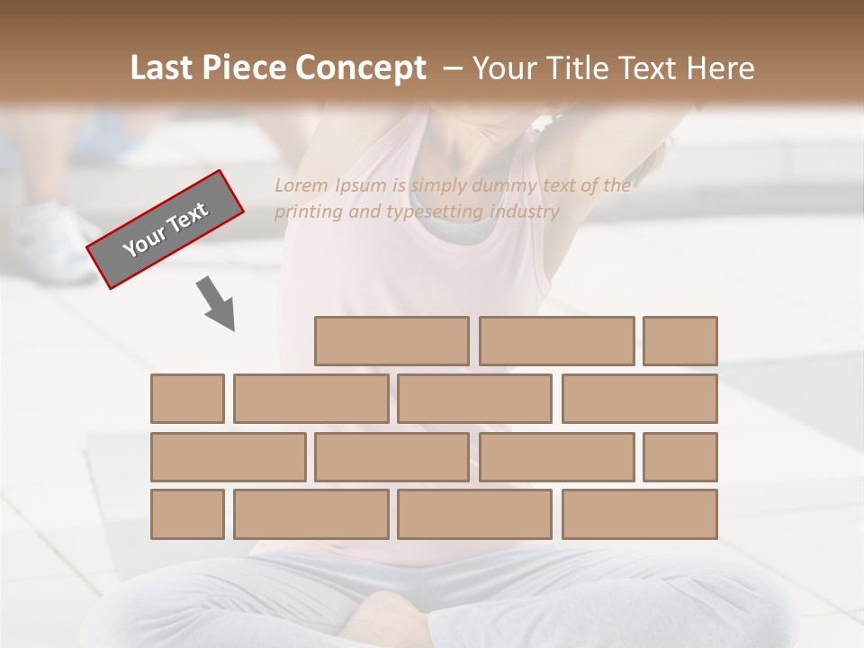 Frozen Cute Gold PowerPoint Template