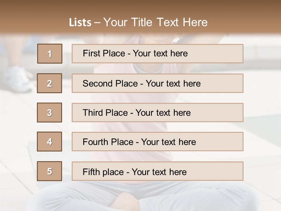 Frozen Cute Gold PowerPoint Template