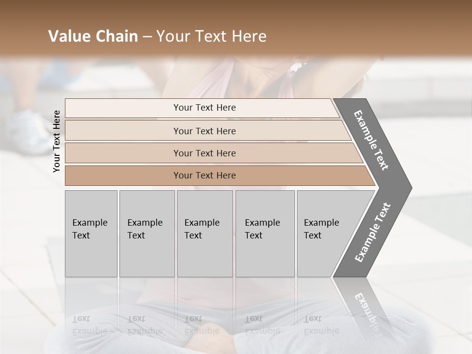 Frozen Cute Gold PowerPoint Template