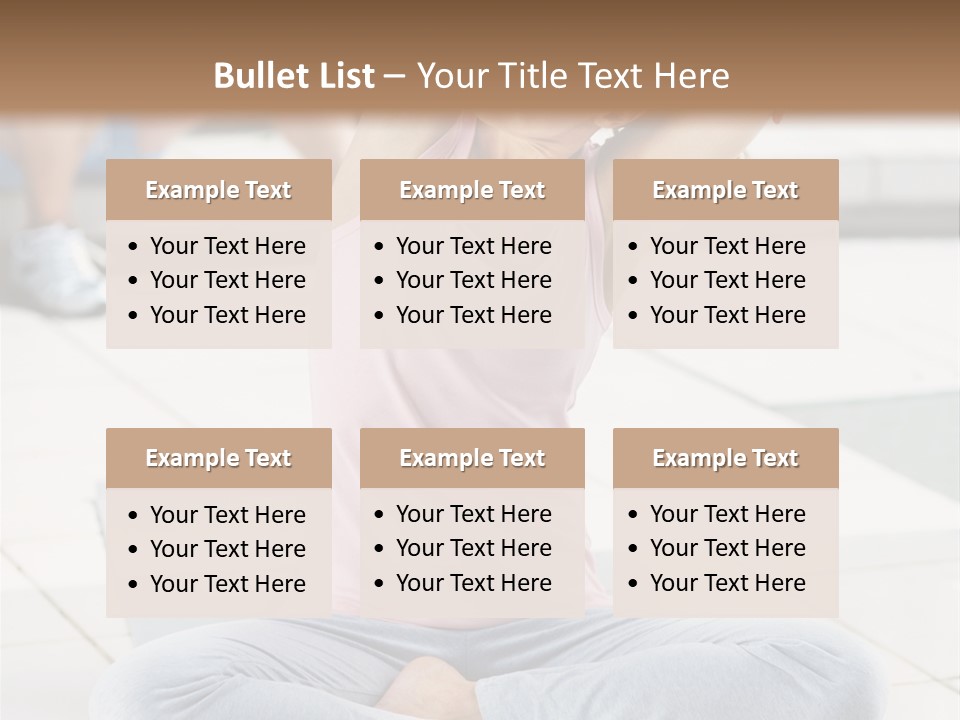 Frozen Cute Gold PowerPoint Template