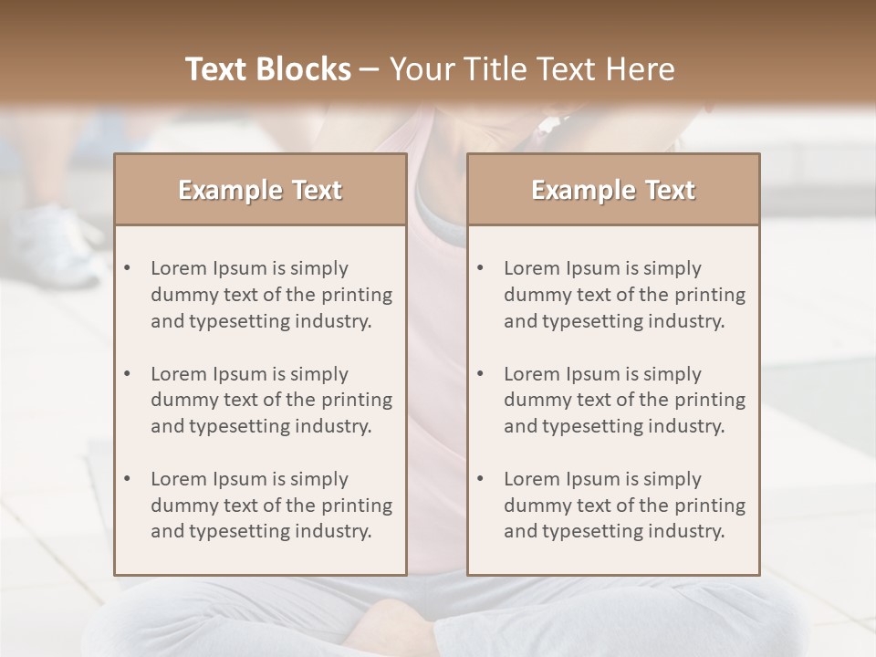 Frozen Cute Gold PowerPoint Template