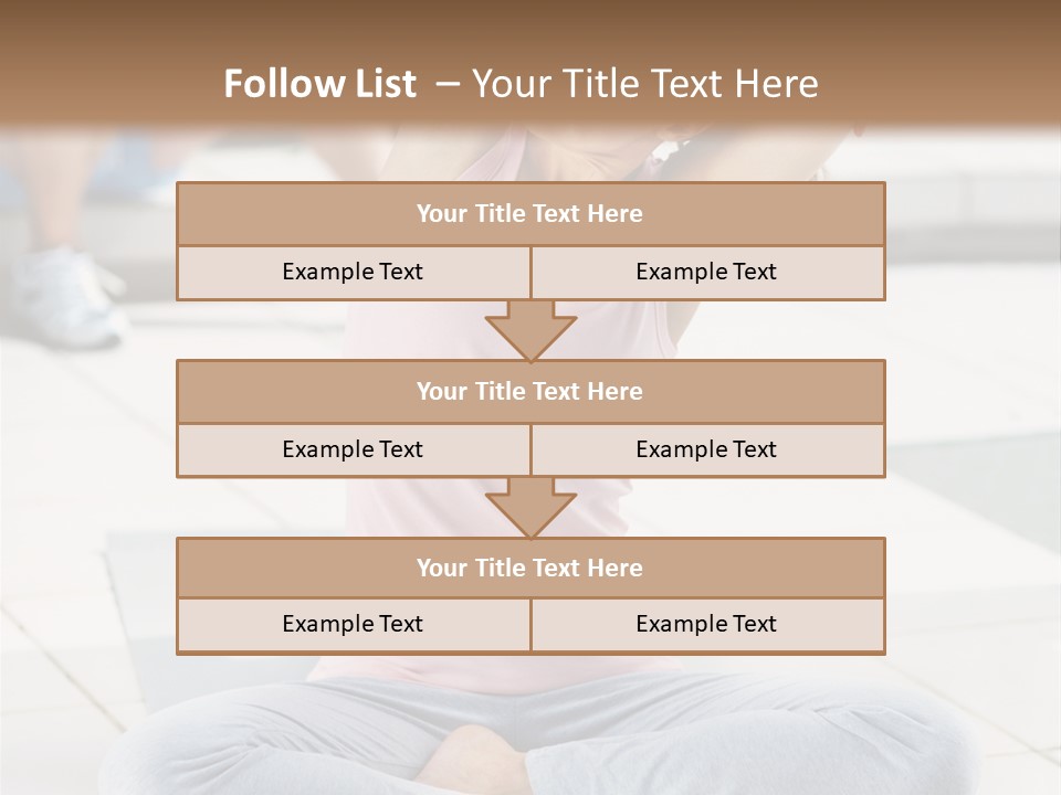 Frozen Cute Gold PowerPoint Template