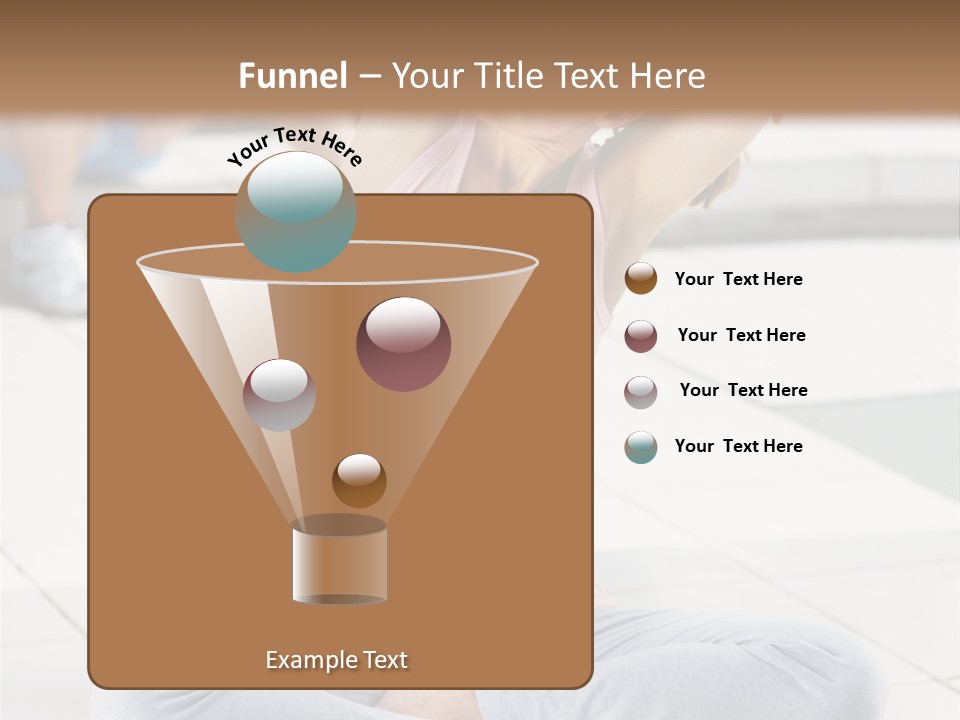 Frozen Cute Gold PowerPoint Template