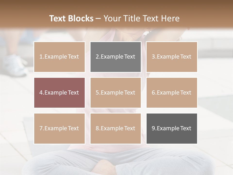 Frozen Cute Gold PowerPoint Template