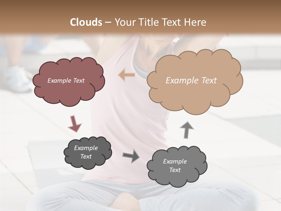 Frozen Cute Gold PowerPoint Template