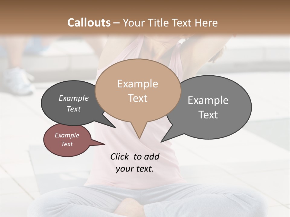 Frozen Cute Gold PowerPoint Template