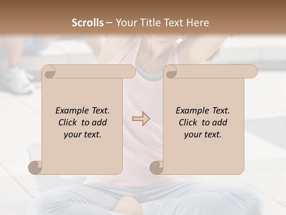Frozen Cute Gold PowerPoint Template