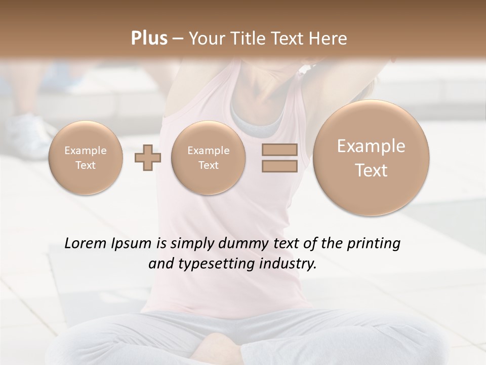 Frozen Cute Gold PowerPoint Template