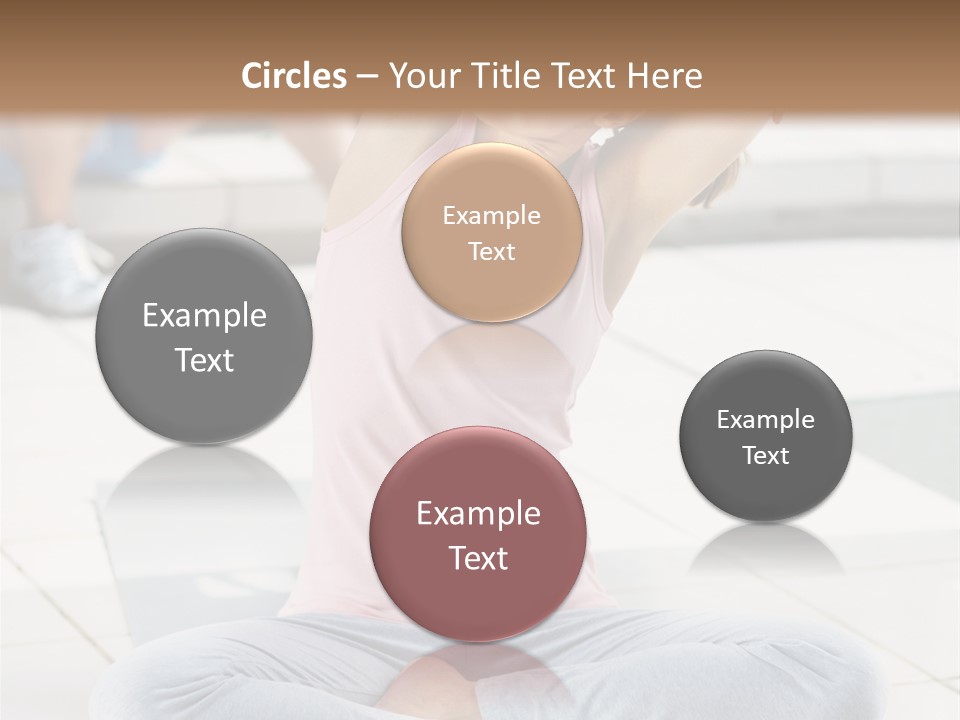 Frozen Cute Gold PowerPoint Template