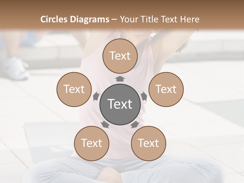 Frozen Cute Gold PowerPoint Template