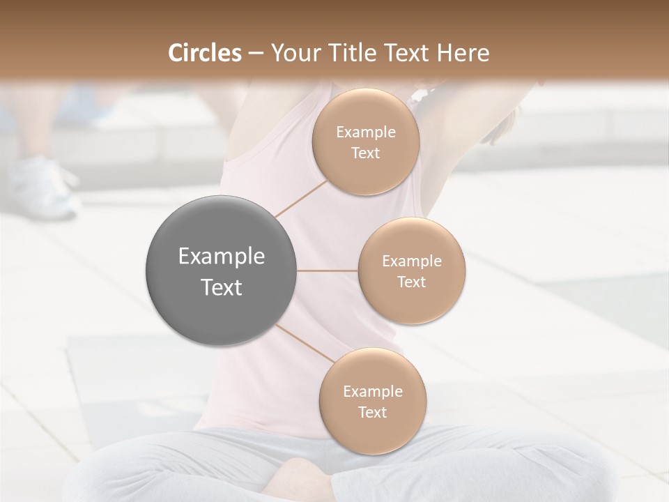 Frozen Cute Gold PowerPoint Template