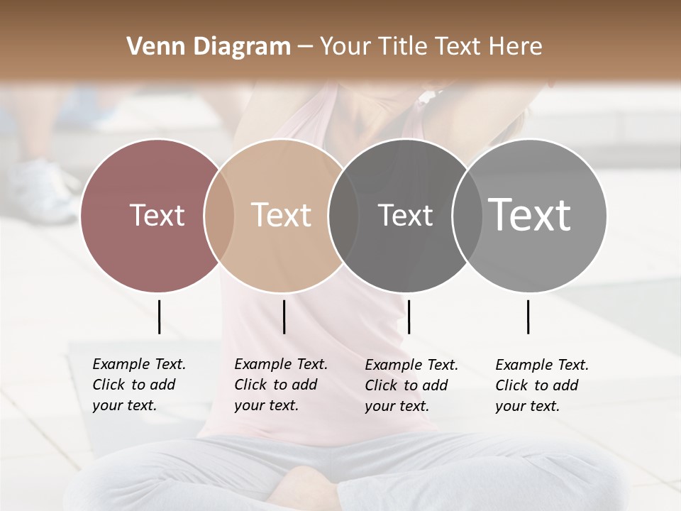 Frozen Cute Gold PowerPoint Template