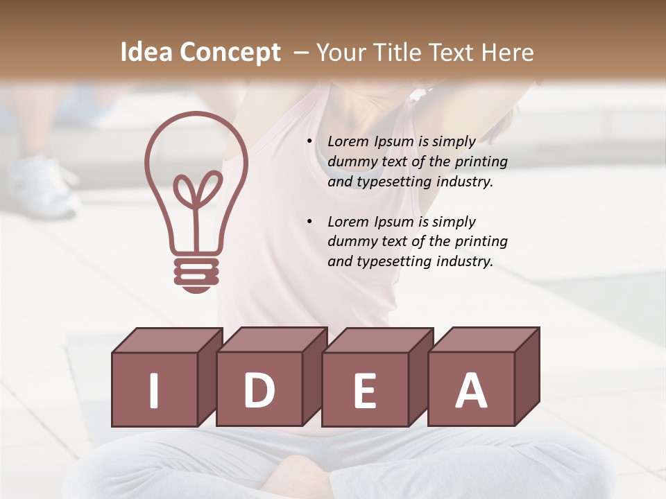 Frozen Cute Gold PowerPoint Template