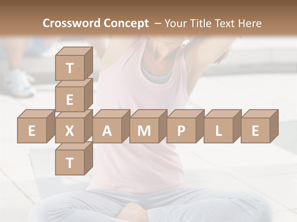 Frozen Cute Gold PowerPoint Template