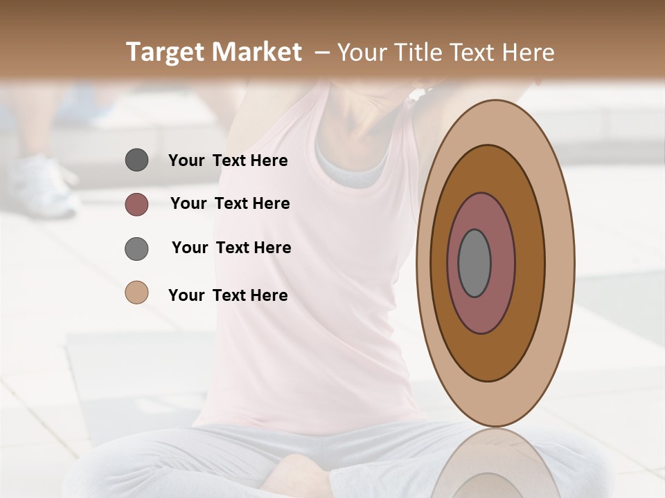 Frozen Cute Gold PowerPoint Template