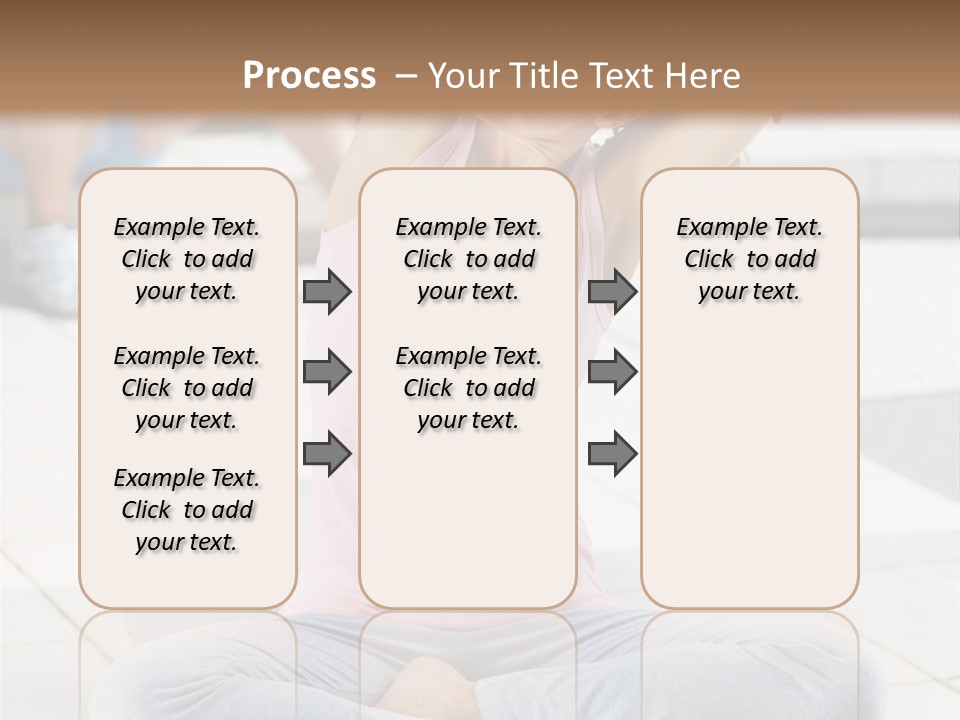 Frozen Cute Gold PowerPoint Template