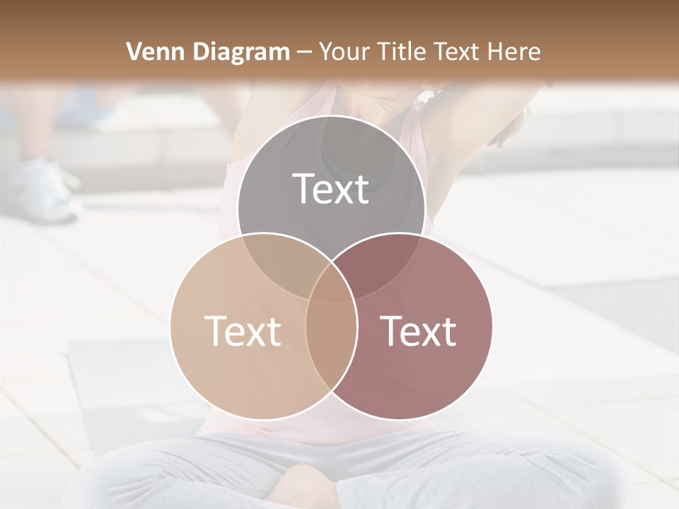 Frozen Cute Gold PowerPoint Template