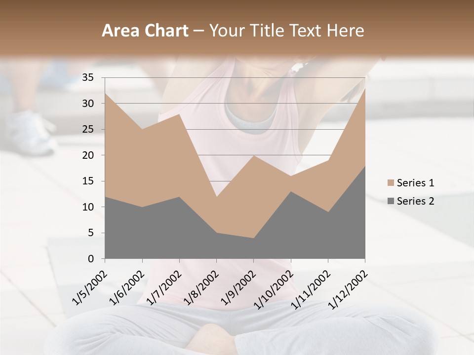 Frozen Cute Gold PowerPoint Template