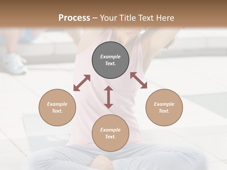 Frozen Cute Gold PowerPoint Template