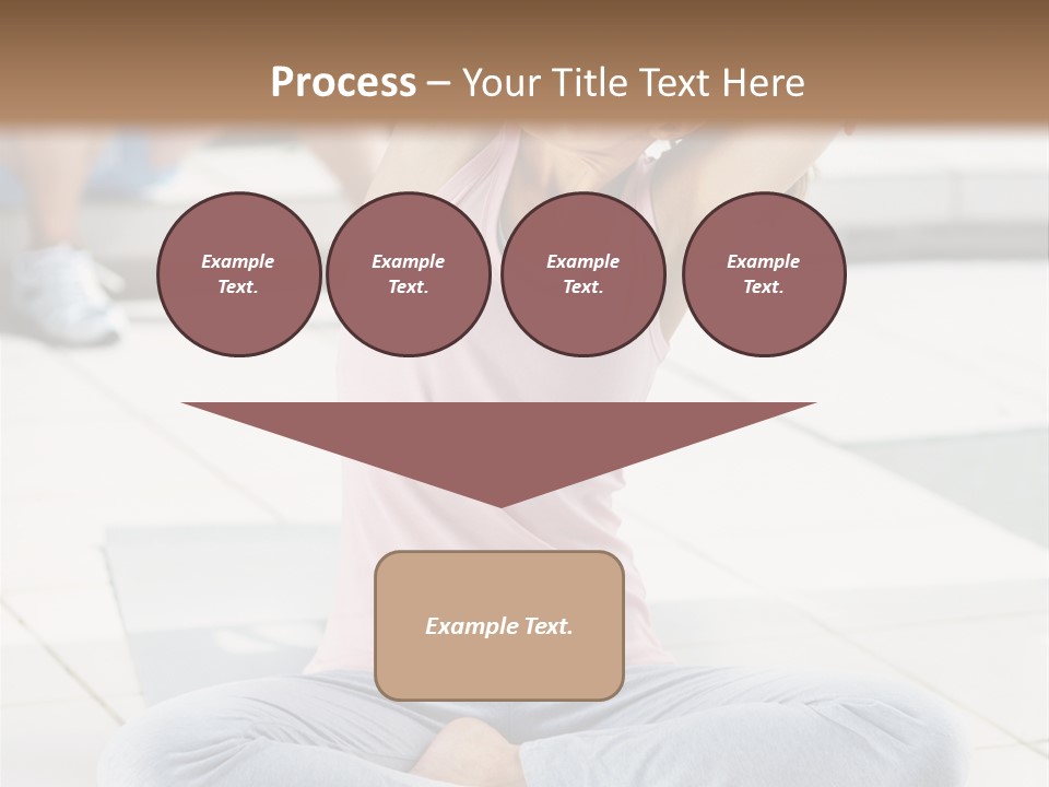 Frozen Cute Gold PowerPoint Template