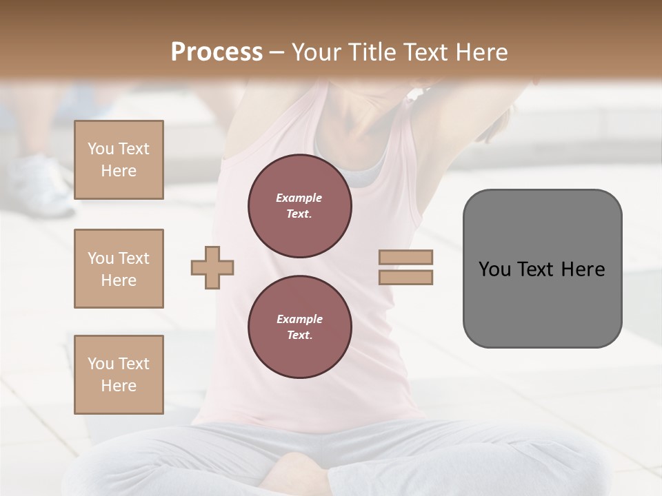Frozen Cute Gold PowerPoint Template
