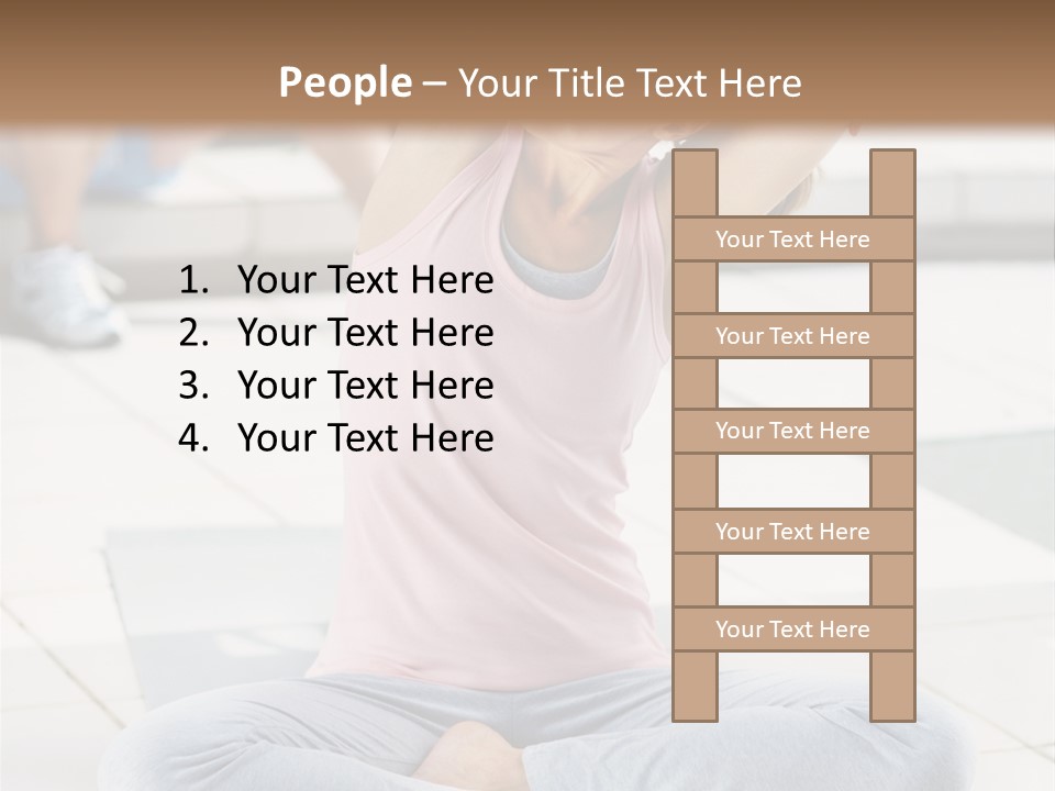 Frozen Cute Gold PowerPoint Template