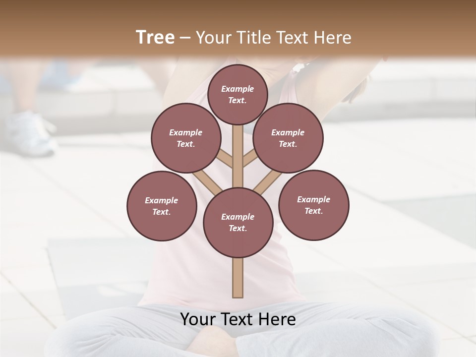 Frozen Cute Gold PowerPoint Template