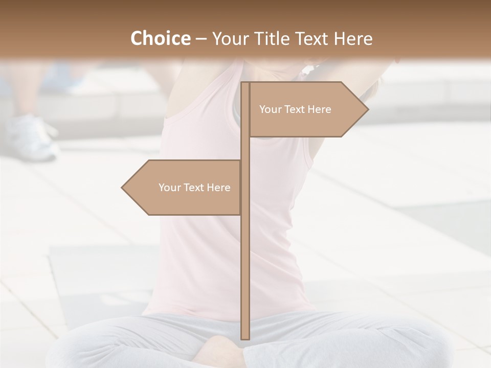 Frozen Cute Gold PowerPoint Template