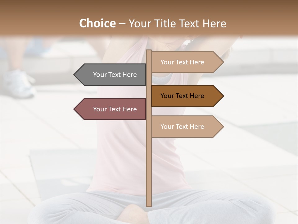 Frozen Cute Gold PowerPoint Template