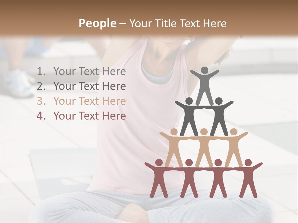 Frozen Cute Gold PowerPoint Template