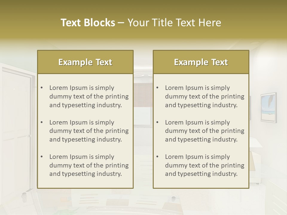 Fore Home Light PowerPoint Template