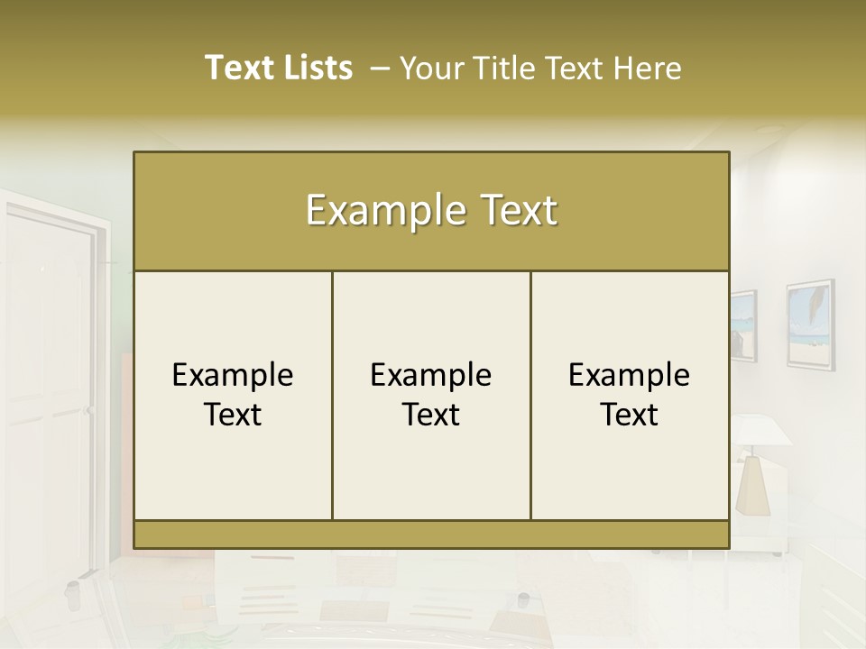 Fore Home Light PowerPoint Template