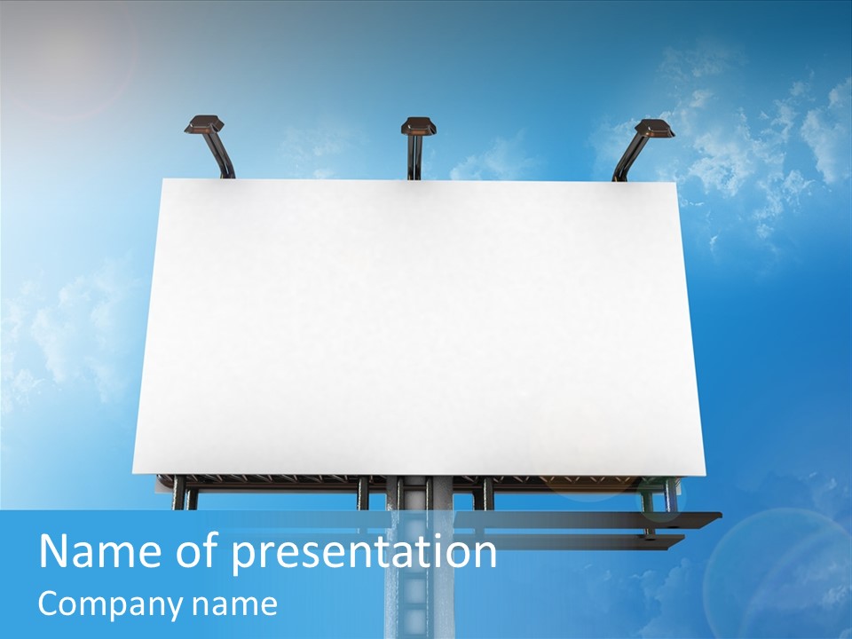 Display Panel Message PowerPoint Template