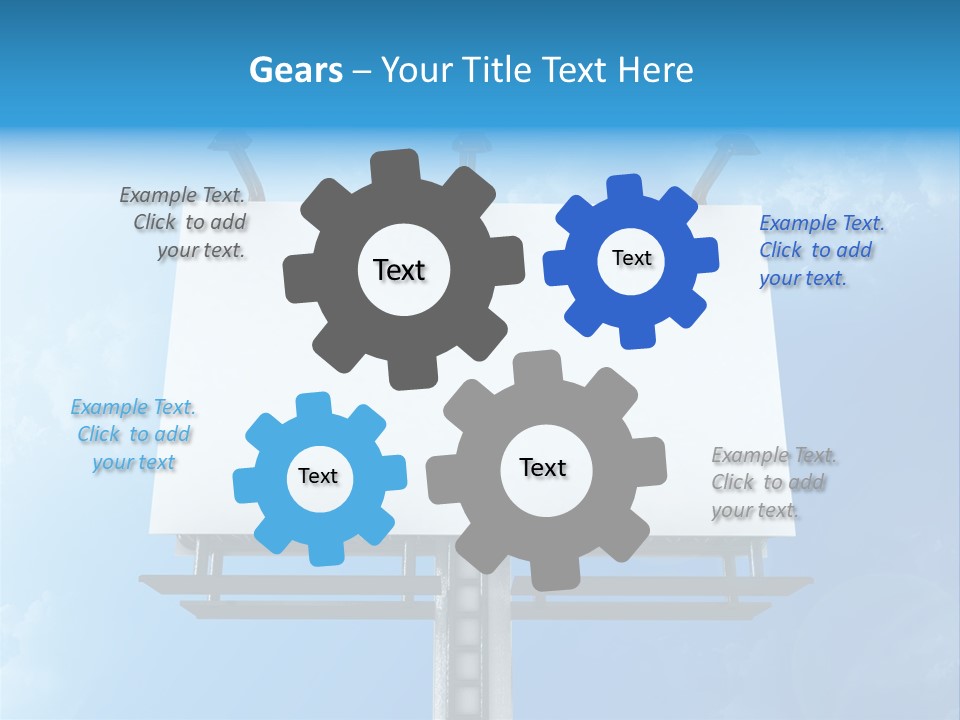 Display Panel Message PowerPoint Template