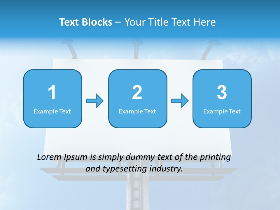 Display Panel Message PowerPoint Template