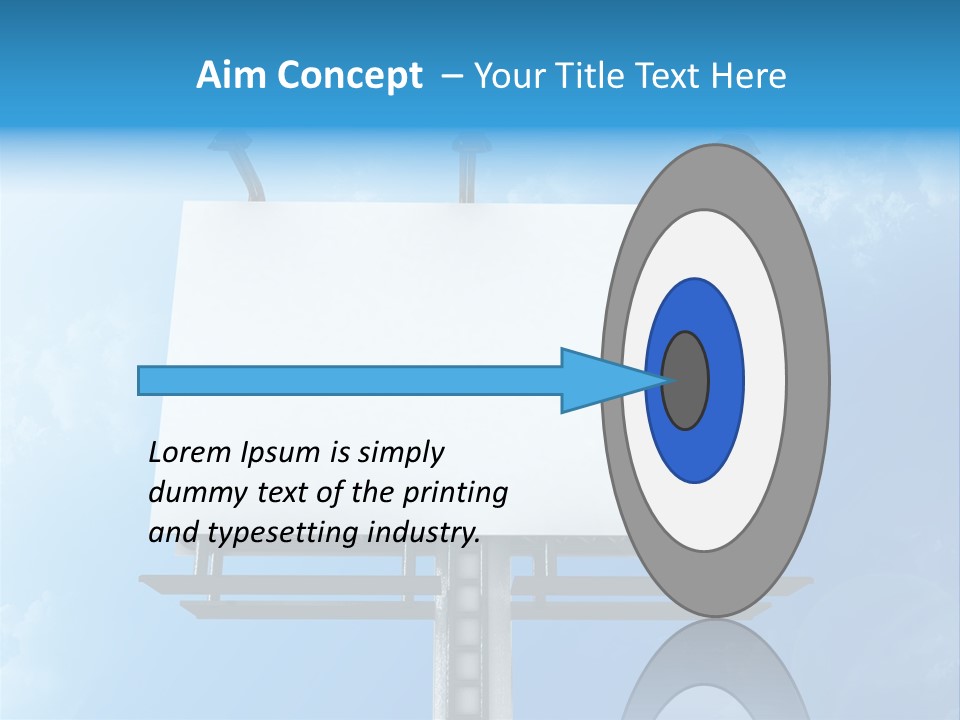 Display Panel Message PowerPoint Template