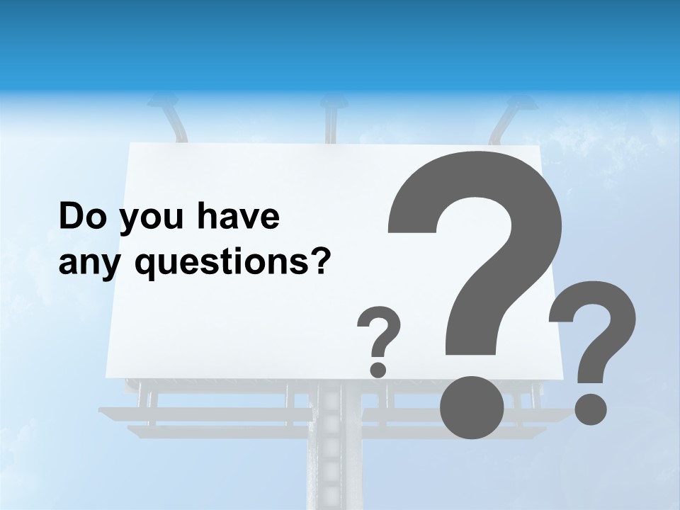 Display Panel Message PowerPoint Template