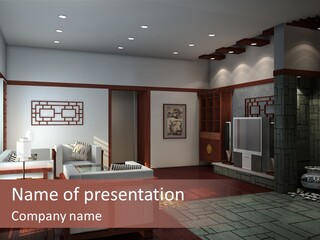 Abstract Anchorage Object PowerPoint Template