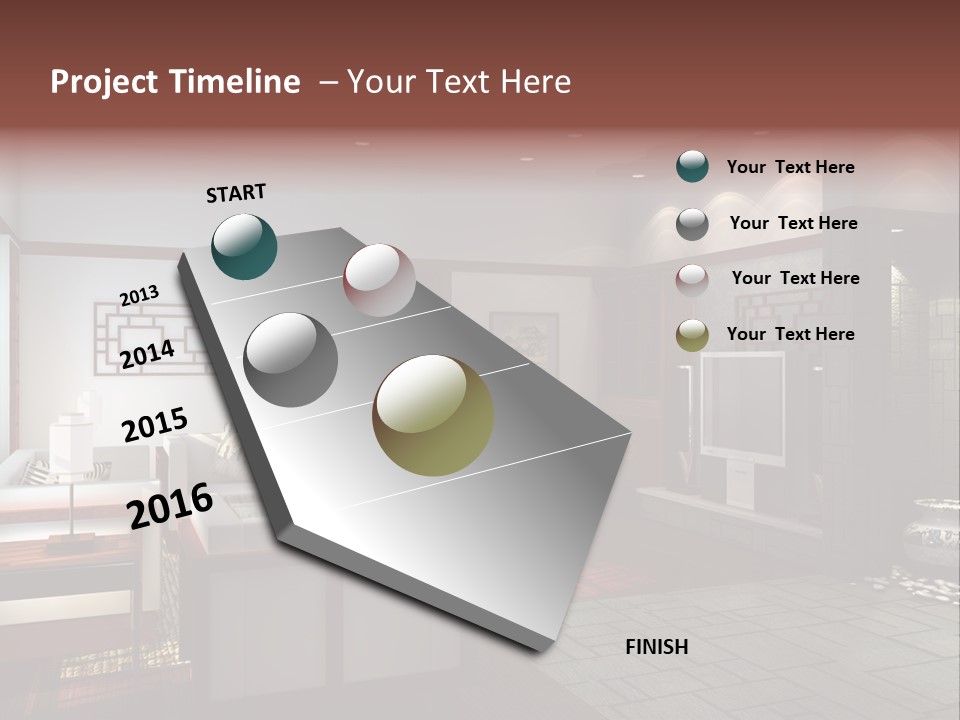 Abstract Anchorage Object PowerPoint Template