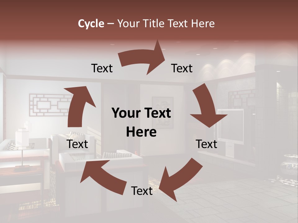 Abstract Anchorage Object PowerPoint Template