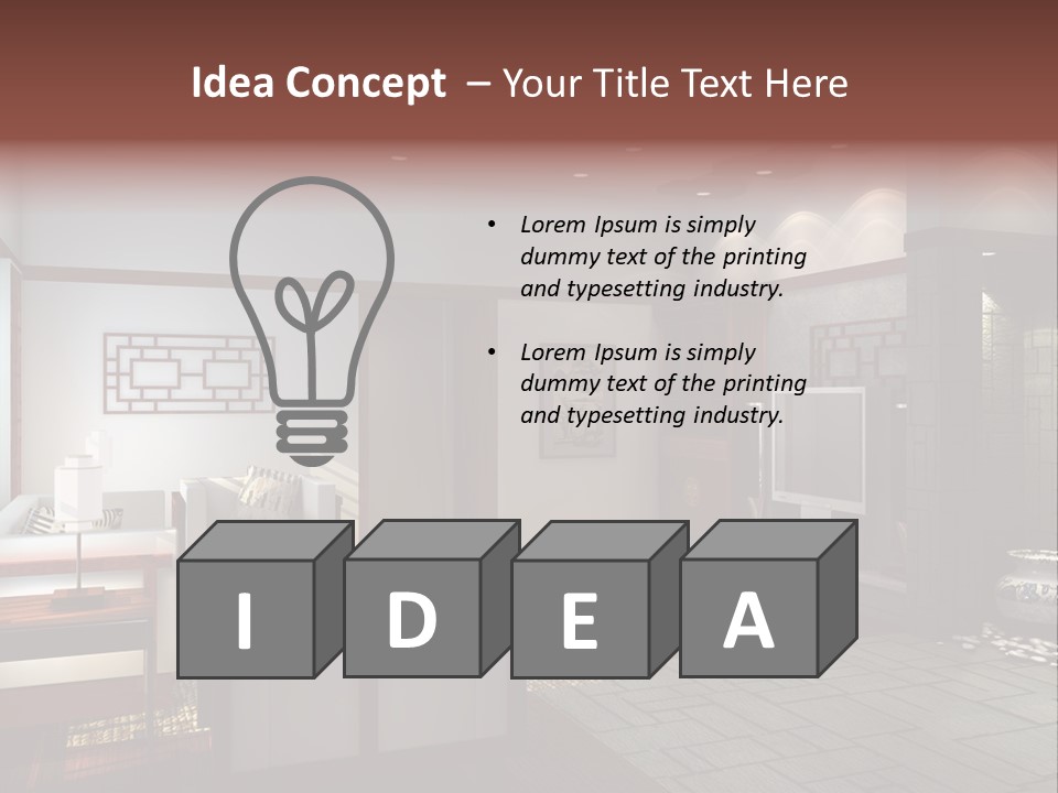 Abstract Anchorage Object PowerPoint Template