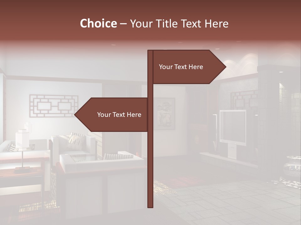 Abstract Anchorage Object PowerPoint Template