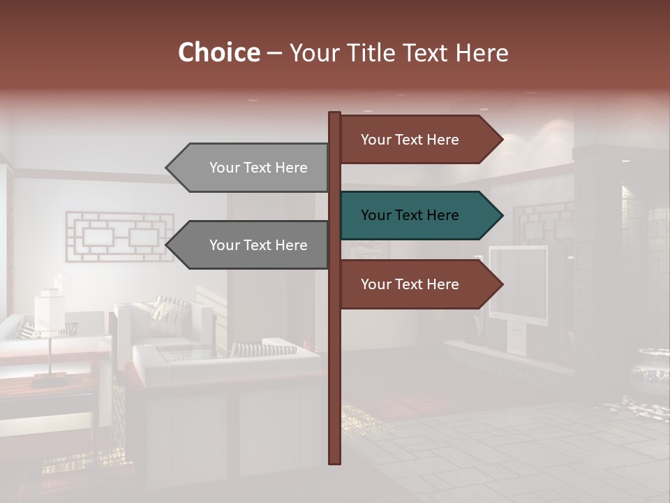 Abstract Anchorage Object PowerPoint Template