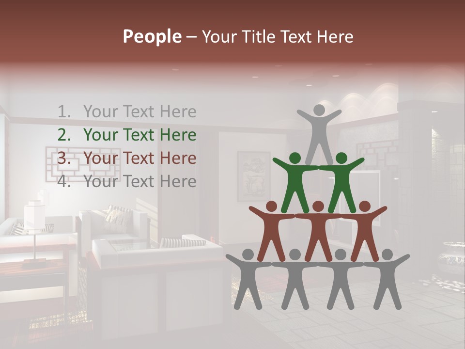 Abstract Anchorage Object PowerPoint Template