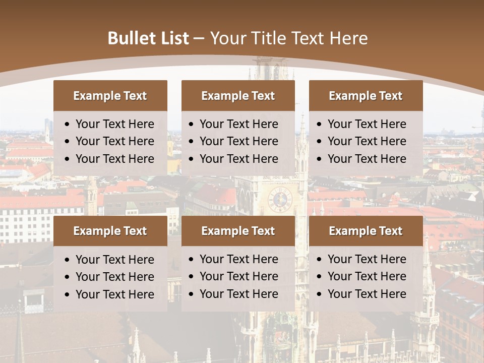 Clock Structure European PowerPoint Template