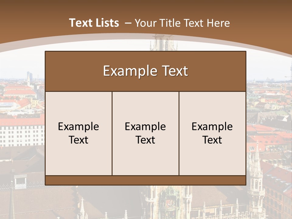 Clock Structure European PowerPoint Template