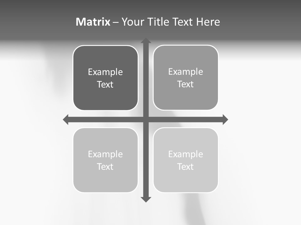 Woman Nice Blur PowerPoint Template