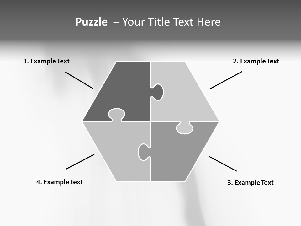 Woman Nice Blur PowerPoint Template