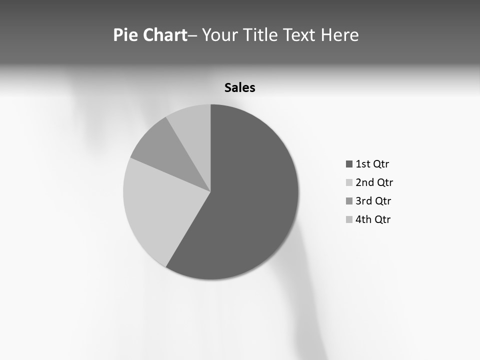 Woman Nice Blur PowerPoint Template